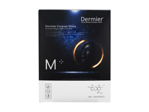 Dermier フォーエバーシャインダーマルブラックマジックグラフェンフェイスマスクの商品写真
