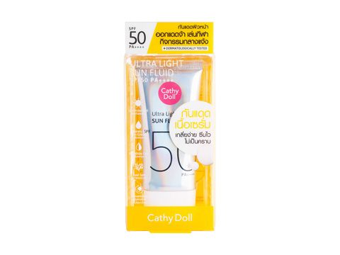 Cathy Doll ウルトラライトサンフルイド SPF50の商品写真